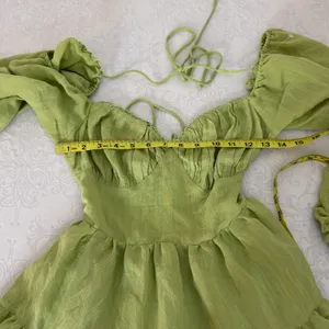 Princess Polly Long Sleeve Open Back Mini Dress Size 4 thumbnail 7