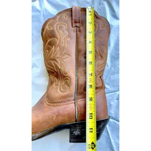 Ariat Legend Leather Western Cowboy Boots 7B Brown Square Toe Russet Rebel thumbnail 11