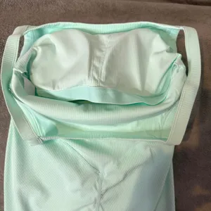 Paragon Fitwear Ribbed Shortsuit Activewear Pastel Green Size L Athletic‎ Padded thumbnail 4
