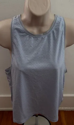 MAS Intimates Light Blue raceback Sleeveless Athletic Tank Top size S athleisure thumbnail 1