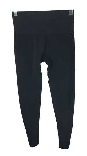 Set Active High Waisted Seamless Leggings Ankle Crop Black S thumbnail 1