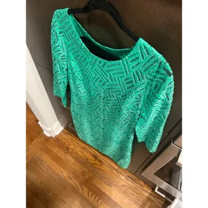 Lilly Pulitzer Camellia‎ dress in the Fern Green Bamboo Geo Lace size 8 thumbnail 2