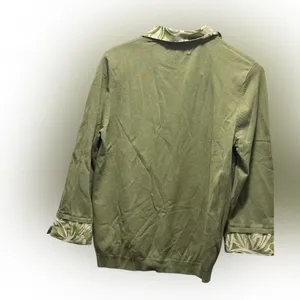 Alfred Dunner Green Patterned Blouse thumbnail 10