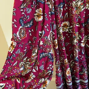 Altar’d State Red Floral Dress size medium thumbnail 10