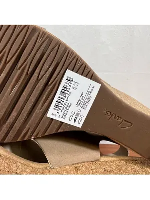 Clarks Annadel Eirwyn Wedge Leather Women's Sandal Size 10W #495 thumbnail 7