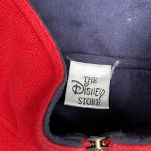 Vintage Disney Store Winnie The Pooh & Piglet Red Sweatshirt Top Shirt Size L thumbnail 7