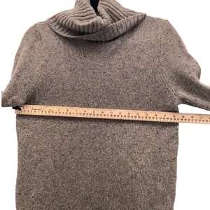 J‎ Crew Lambswool Turtleneck Sweater Gray Medium thumbnail 11