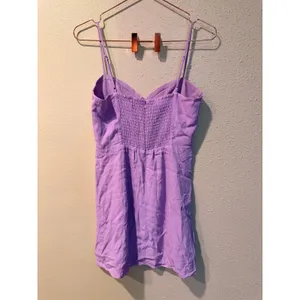 Sunday Best Mini‎ Dress Women Small Purple Sinclaire Bustier Slit Summer Crepe thumbnail 7