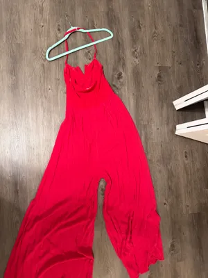 Free People Red Romper thumbnail 4