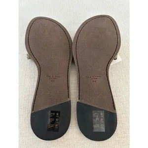 Rag & Bone Melrose slide flat sandals in Khaki green, Size EU38.5/US8.5, NWY thumbnail 4