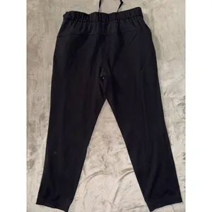Lululemon Women's On The Fly Pants Black Mid Rise Travel Casual Size 8 thumbnail 4