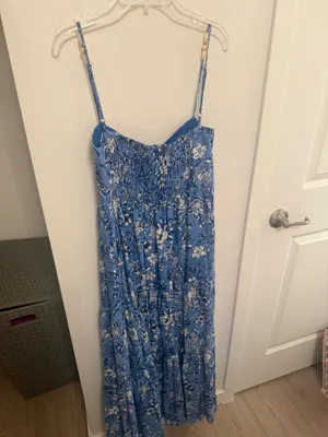 House of Harlow Blue Floral Maxi Dress thumbnail 4