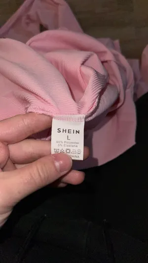 SheIn Pink bodysuit thumbnail 3