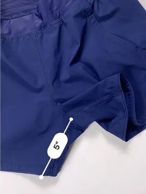 Lands’ End Swim Shorts Women’s Size 8 Navy Blue 5” Inseam Stretch Pockets thumbnail 8