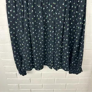 Sonoma Dark Floral Oversized Sleeve Top Size XXL thumbnail 4