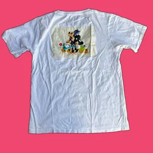 White Mickey Mouse Shirt “Eat an Apple” thumbnail 4