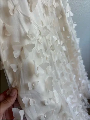 Ivory Butterfly Tulle Dress thumbnail 7