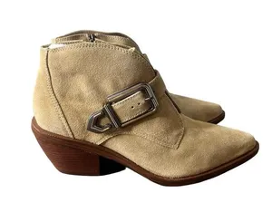 Vince Camuto Ashena Beige Women's Bootie Size 10 #317 thumbnail 1