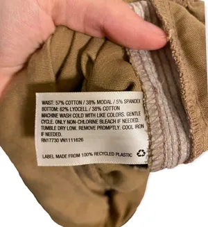 NWOT Brown Drawstring Waistband Shorts Size XLarge thumbnail 4