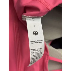 Lululemon Womens Free To Be Longline Sports Bra Lipgloss Pink LIPG Sz 8 New thumbnail 5