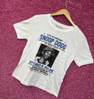 Snoop dogg white womens top size small thumbnail 3