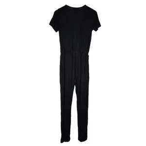 Lulus Sevannah Black Short Sleeve Surplice Jumpsuit 957LU Small thumbnail 4