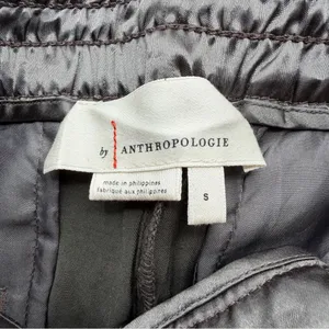 Anthropologie Shimmer Cargo Jogger Pants Womens Small Green Metallic Utility thumbnail 7