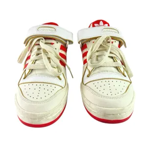 Adidas Forum 84 Men's White Red Low Top Lace Up Athletic Sneaker Shoes Size 8 thumbnail 2