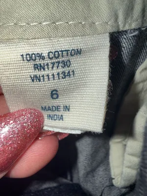 Converse One Star Women's Dark Wash Braided Detail Pants Size 6 thumbnail 4