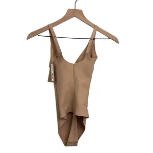 Skims Body Unlined Plunge Thong Bodysuit Clay Small NWT thumbnail 3
