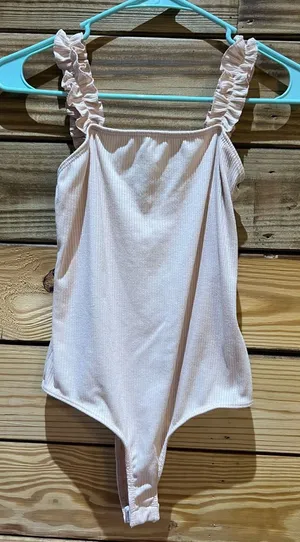 Pink women’s bodysuit thumbnail 1