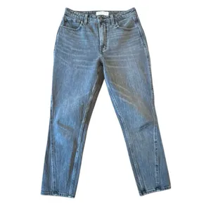 Abercrombie & Fitch curve love huge rise skinny black wash jeans size 28/6 short thumbnail 3