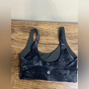 Lululemon Align Reversible Bra Diamond Dye Grey Size 4 thumbnail 4