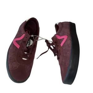 NEW Vans Off The Wall Sport Low Top Sneaker Pop Brown Pink Suede M 7 W 8.5 thumbnail 8