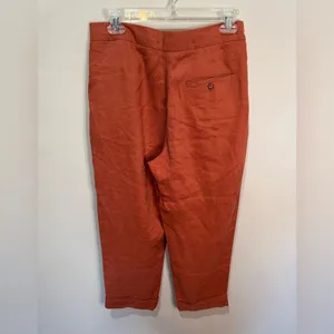 Aritzia Wilfred allant linen blend cropped pants Sz‎ Small thumbnail 6