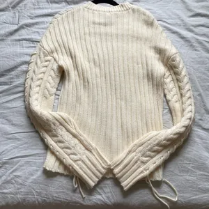 Francesca’s Collections Alya Cream Sweater Size S thumbnail 2