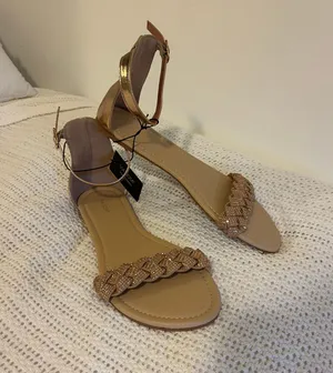 Gina Group Rose Gold Sandals Size 11 thumbnail 1