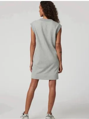 VUORI Sedona Vest Dress, Light Heather Grey Size Small excellent condition thumbnail 2