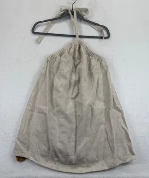 Reformation XS Beige Linen Halter‎ Maui Mini Dress Sleeveless Casual Womens thumbnail 1