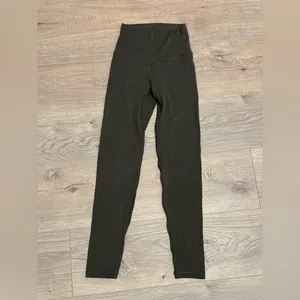 Aerie High Waisted Legging in Olive Green Size XS thumbnail 4