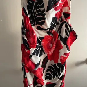 Vintage Hearts Strapless Red Floral Mini Dress 5 90s Y2K Party Coquette Retro thumbnail 5