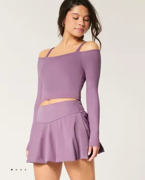 Gilly Hicks Active Recharge Off-the-Shoulder Top - XS thumbnail 1