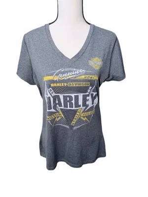 Harley-Davidson Barnett El Paso, TX Graphic V-Neck T-Shirt Size XL thumbnail 2