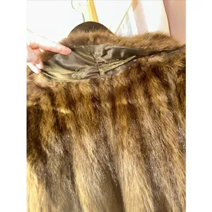 Vintage Brown Ladies Sable vs Sable Fur  Shawl Cape Stole thumbnail 5