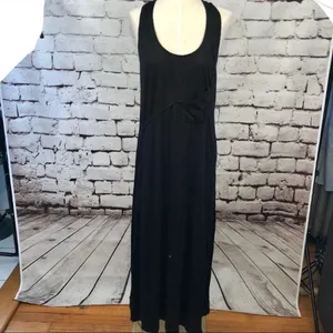 Thakoon Black Cotton Braided Pocket Maxi‎ Dress thumbnail 3