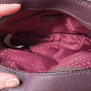 Kate Spade Newbury Lane Cammie Crossbody Purse Plumberry Saffiano Leather thumbnail 4