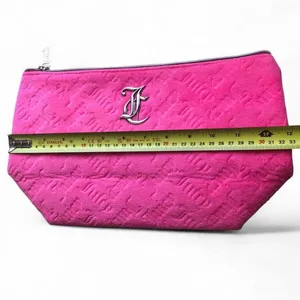 NWOT Juicy Couture Makeup Bag Velour Pink thumbnail 7