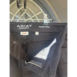 Ariat‎ Forever Black Skinny Jeans Perfect Rise Fadeless Denim 29R 10033587 NEW thumbnail 4