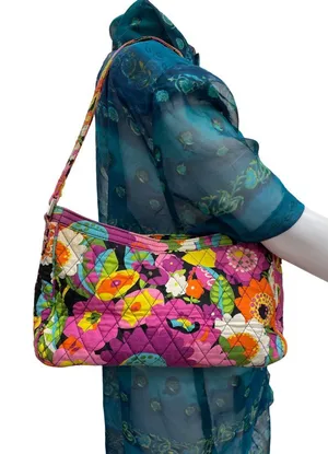 Vera Bradley Va Va Bloom Medium Shoulder bag Handbag 12"x7" SKU 774 thumbnail 1