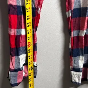 Aerie Women Winter Christmas Red Plaid Flannel Pajama Pants Size XS.‎ thumbnail 6